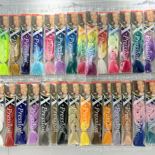 Ombre Jumbo Synthetic Braiding Hair High Temprature Fiber Extensions 165gram 32inch Synthetic Braids Long Crochet Braids Hair